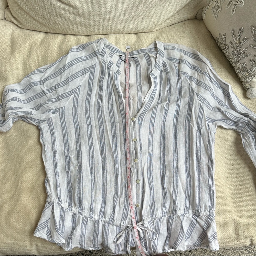 Rails Striped Linen Top 🤍 - Picture 7 of 8